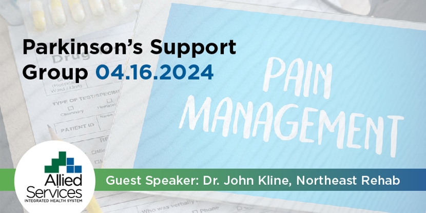 Parkinson's Support Group: April 16, 2024