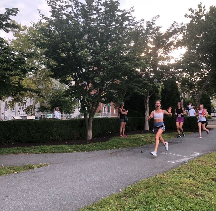 Rebecca Running & Waving