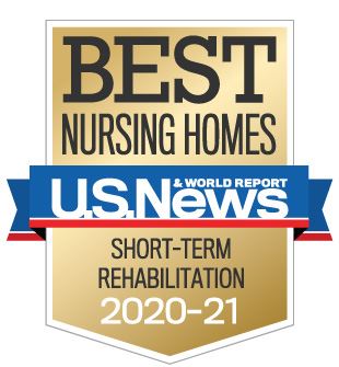 U.S. News & World Best Nursing Home Short-Stay Rehabilitation Award Logo