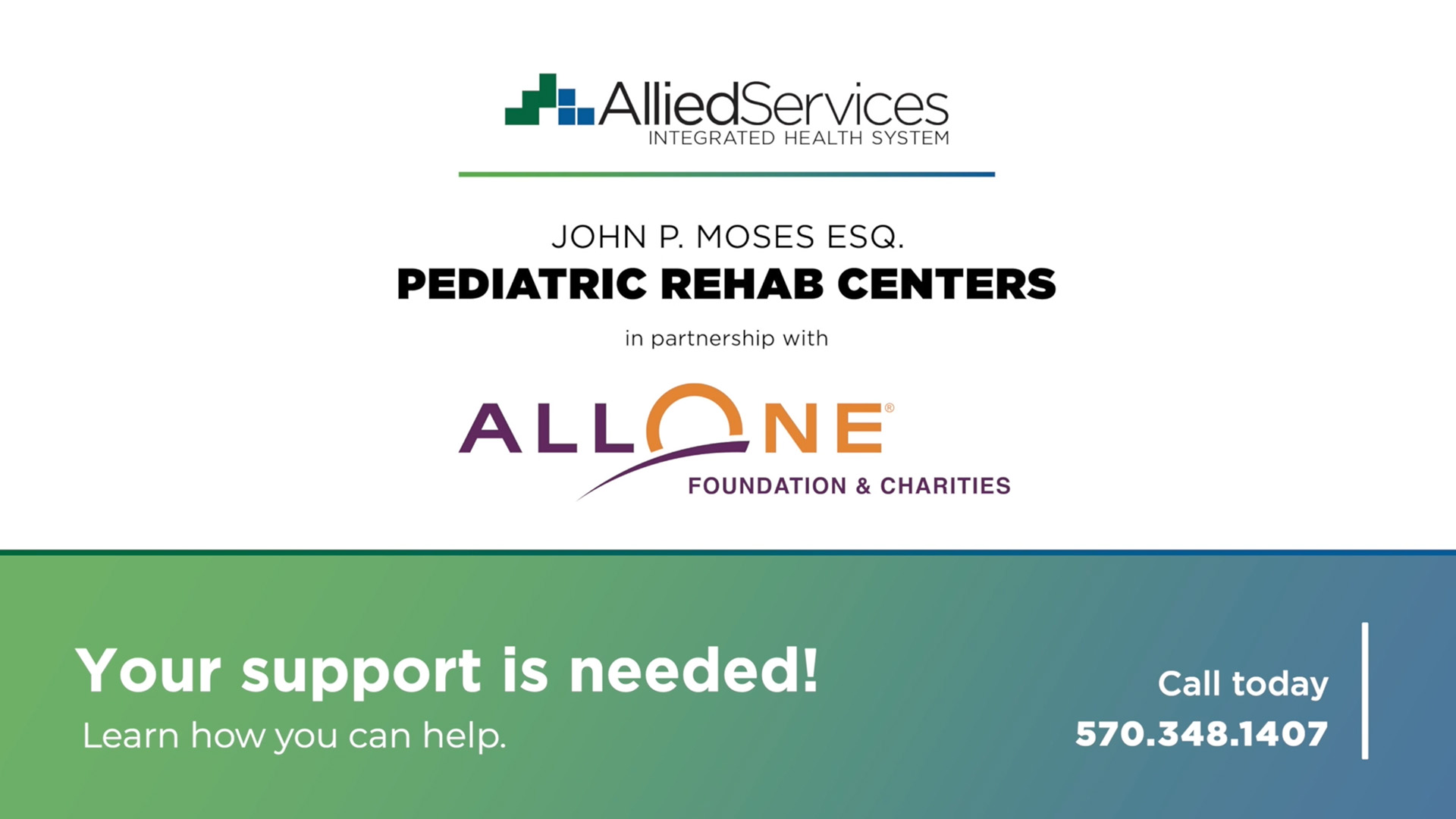 Sustaining Pediatric Rehab at Allied Services