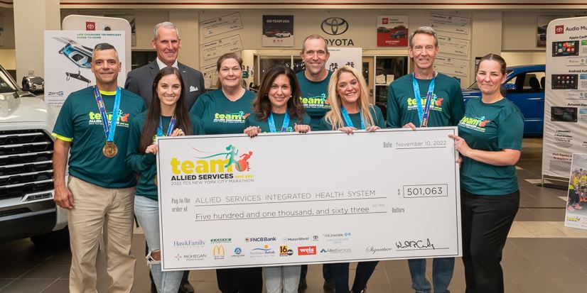 Team Allied Services and You Raised More Than $500,000 With Help From the Community