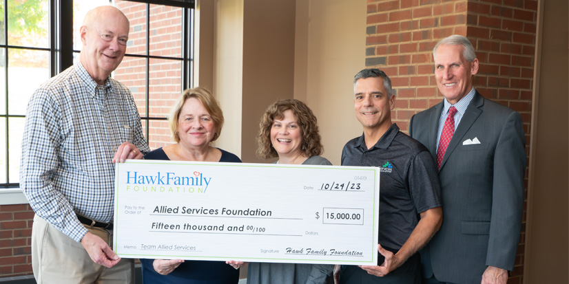 Hawk Family Foundation supports individuals with disabilities at Allied Services