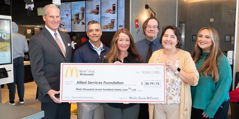 McDonald’s Raises More Than $30,000 for Patients at Allied Services