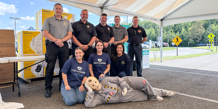 Team Allied Services sponsor hosts Car Safety Event