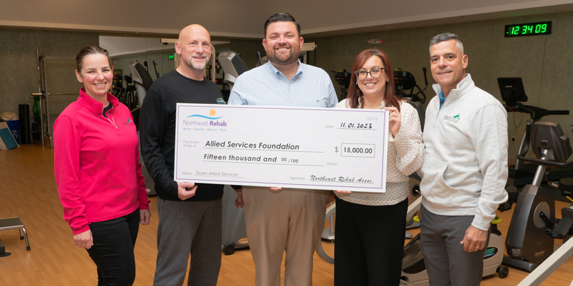 Northeast Rehab supports Team Allied Services for 14th Year