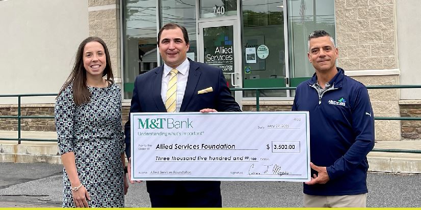M&T Bank Donates to Support Patients at Allied Services