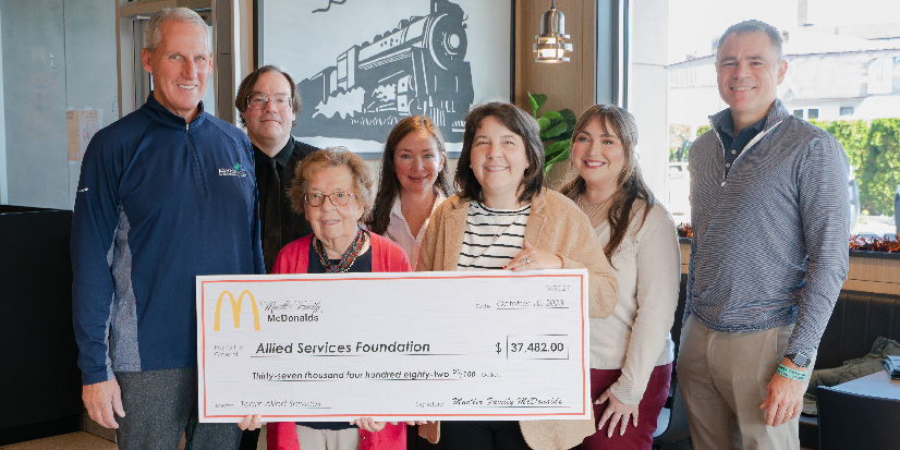 Mueller Family McDonalds has record-breaking year in support of Allied Services