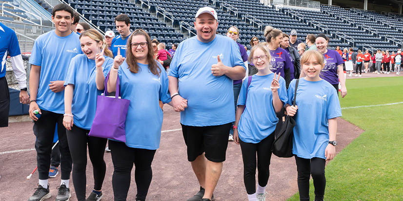 Victor and his family at the 2023 Stroke Miracle Lap in Moosic, PA